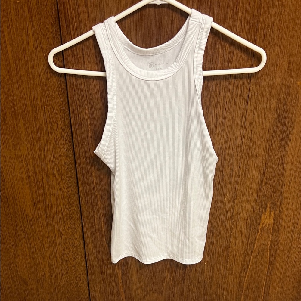 No Boundaries Classic White Tank Top
